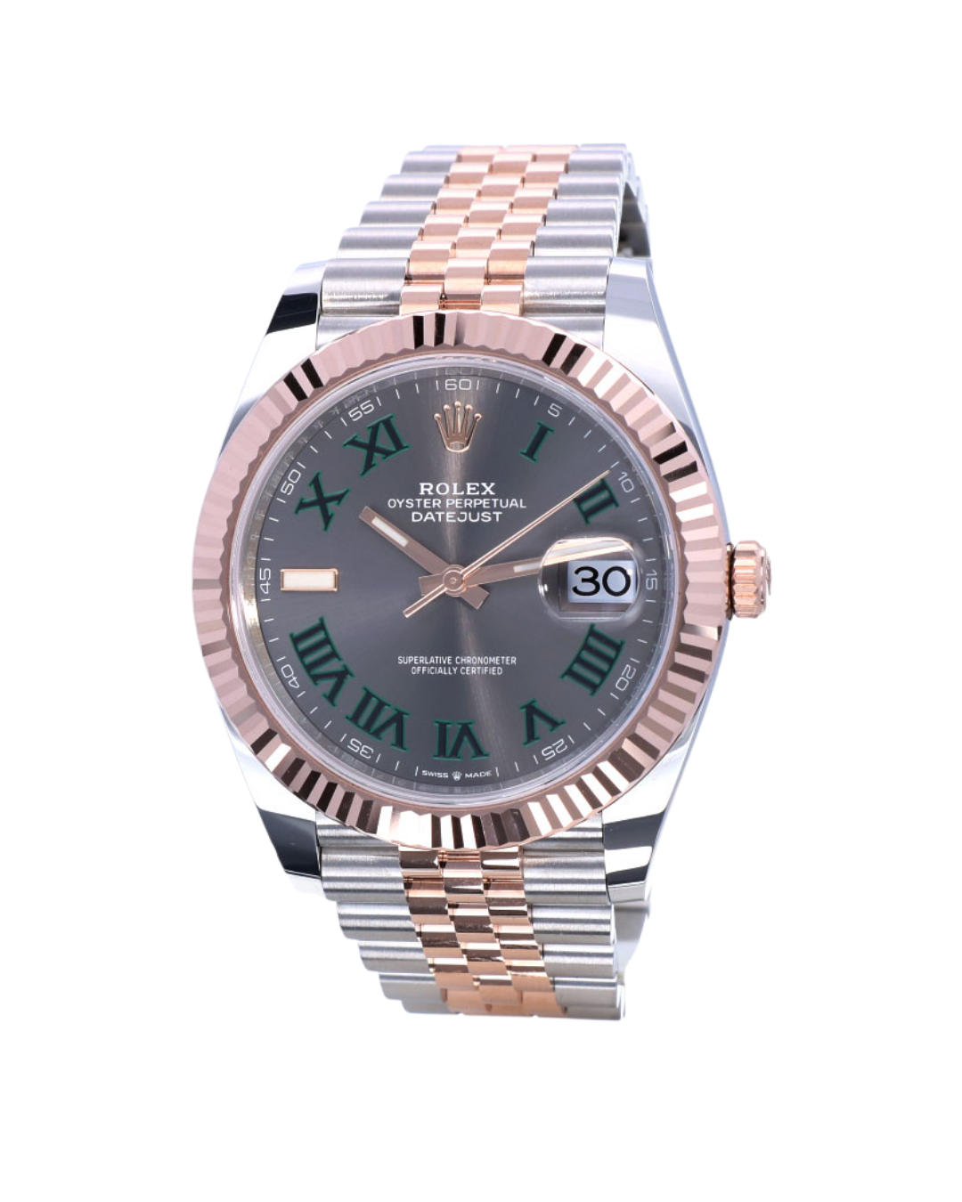 Datejust Gebraucht 41mm Bicolor Wimbeldon Dial